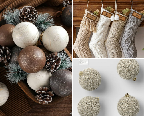 Aesthetic Christmas Decor 🎄 cover photo collage