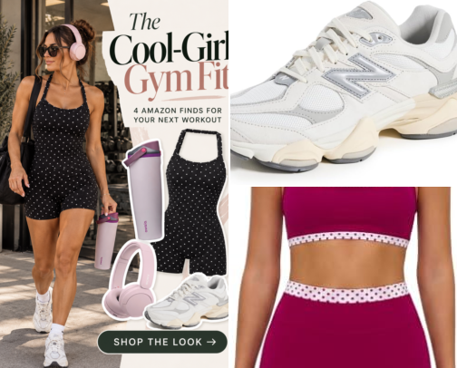 Workout Clothes + Athleisure I Wear On Repeat cover photo collage