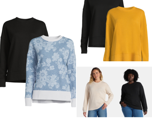 Women's Garment Wash Sweatshirts cover photo collage
