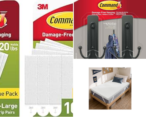 College Dorm/Apt essentials cover photo collage