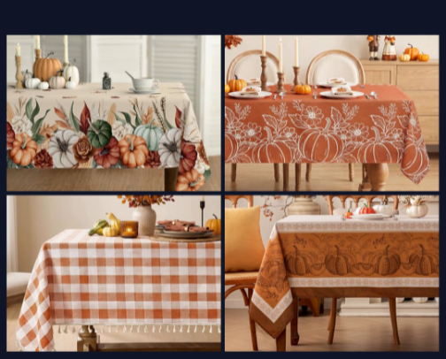 Everything I'd Use for a Cozy Thanksgiving Table cover photo collage