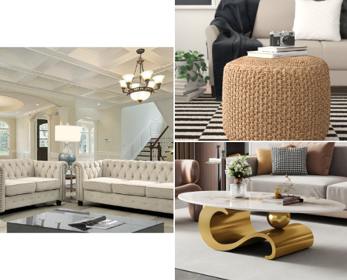 Transform your living space. cover photo collage