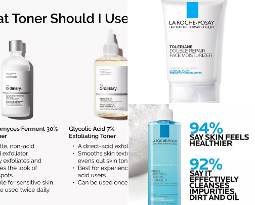 Skin care ✨ cover photo collage
