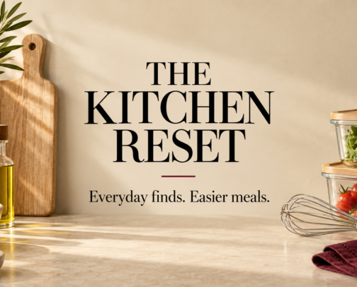 The Kitchen Reset ✨ 20 Everyday Finds for Easier Cooking & Less Clutter cover photo collage