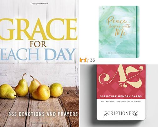 Faith-Filled Favorites: Devotionals, Inspiration & Spiritual Wellness cover photo collage