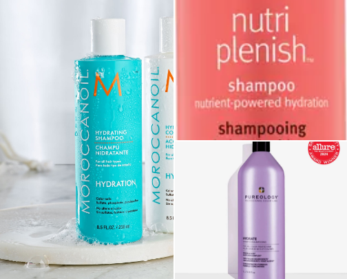 Hydrating shampoos 🚿 cover photo collage