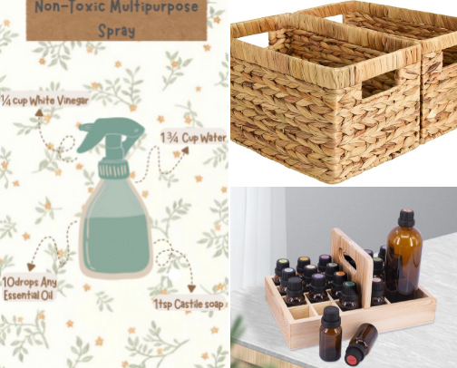 My favorite Non Toxic Cleaning Essentials 🫧🧺 cover photo collage