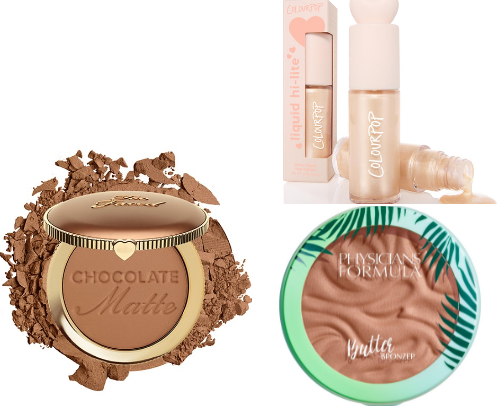 Must try Bronzers & Highlighters cover photo collage