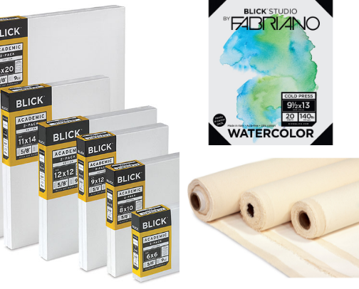 Substrates - From Canvas to Paper, etc... cover photo collage