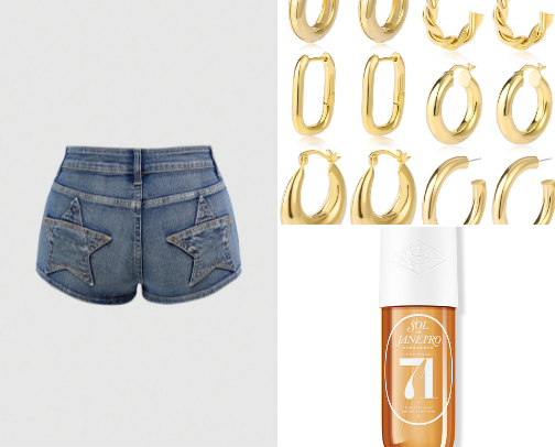 My HU Homecoming Look❤️🦬💙 cover photo collage