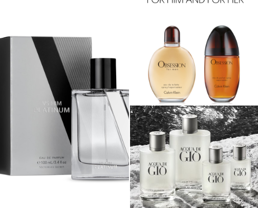 Sexy mens cologne cover photo collage