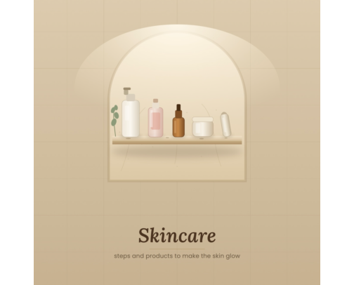 Skincare | All the steps and products to make the skin glow cover photo collage
