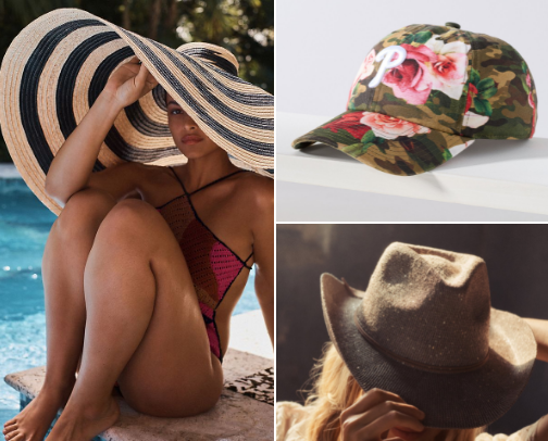 Hats For Her 🧢 🎩 👒 cover photo collage
