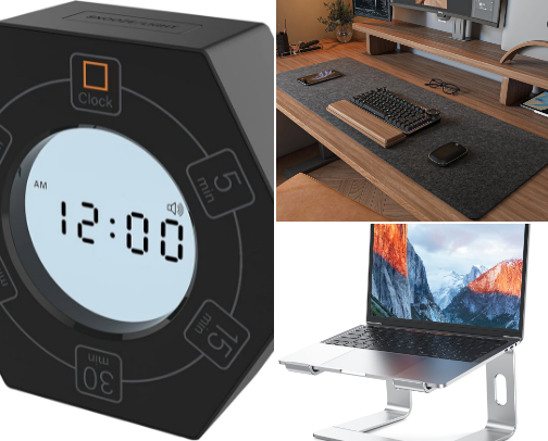 Smart Desk Upgrades Under $50 cover photo collage
