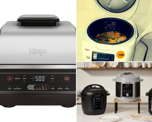 Kitchen gadgets that make cooking a breeze. cover photo collage