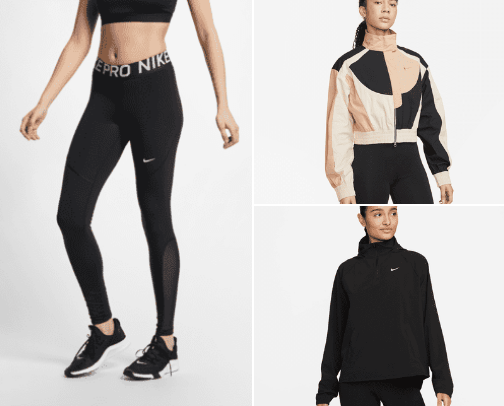 Nike wardrobe cover photo collage