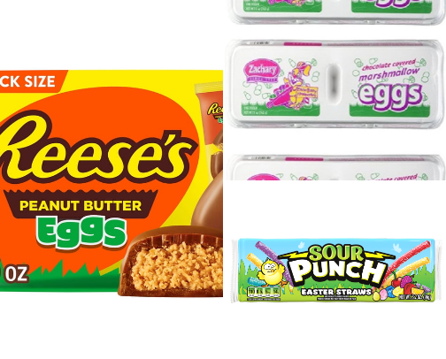 Easter Food Items cover photo collage