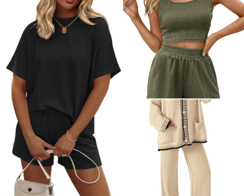 Women’s loungewear cover photo collage