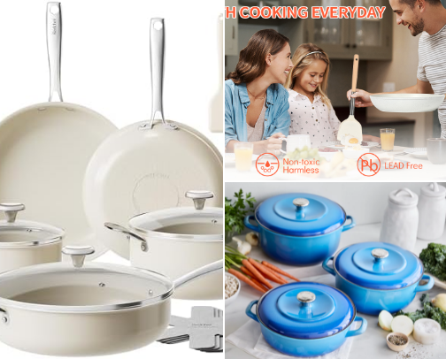 🌿 Chaos-Proof Kitchen Essentials & Cute Pots cover photo collage