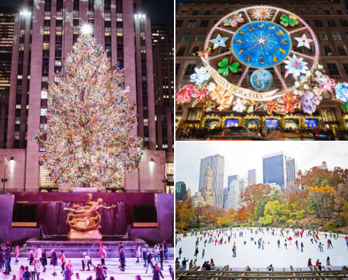 NYC for the Holidays: Guide for a New York Minute 🎄 cover photo collage