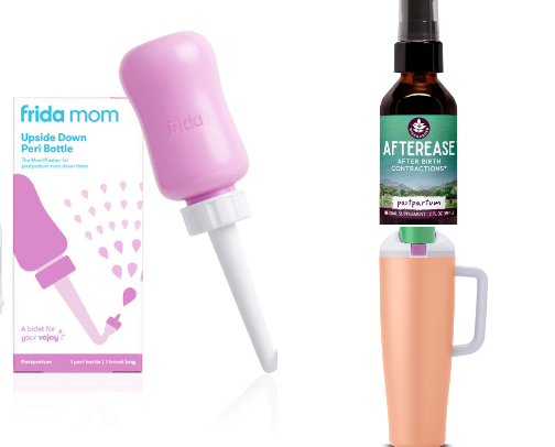 Items that carried me through postpartum! cover photo collage