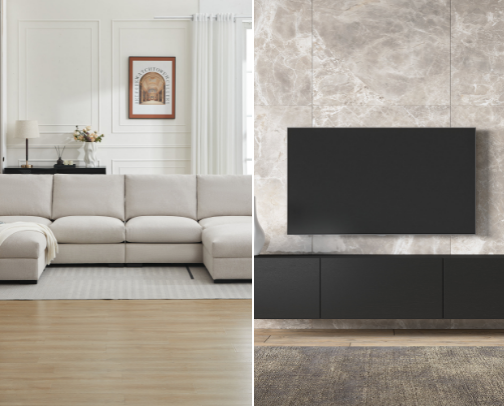 Wayfair Wish List: Beige & Black, But Never Boring cover photo collage