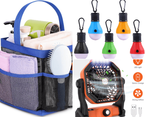 Camping Must Haves cover photo collage