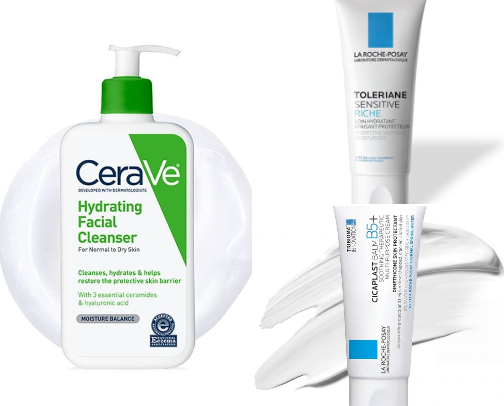 Perioral Dermatitis Essentials - hydrating and calming cover photo collage