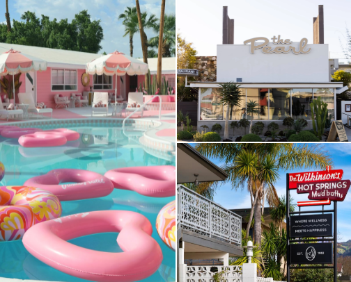 Retro Inspired Getaways cover photo collage