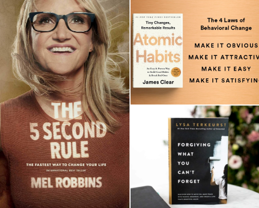 📚Fave books that inspired me to keep going 🙏 cover photo collage