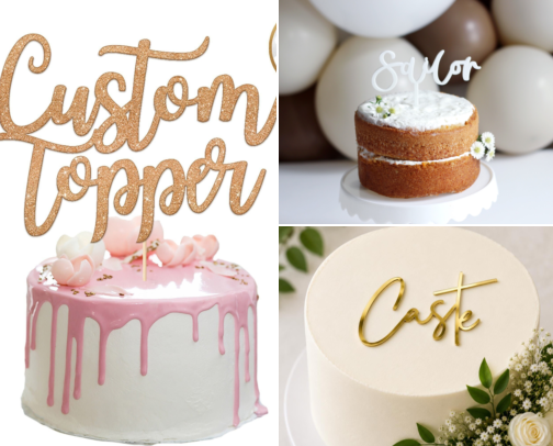 Personalized Cake Toppers I Wish I Found Before My Last Party cover photo collage