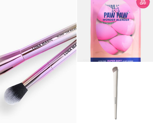 Beauty tools and Applicators cover photo collage