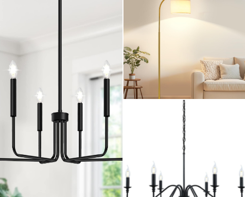 Interior Lighting cover photo collage