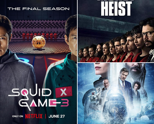 Binge worthy Series and TV shows cover photo collage
