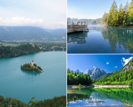 🇸🇮🍀 Slovenia.                  The most visit places to visit,and enjoy it 🫶 cover photo collage