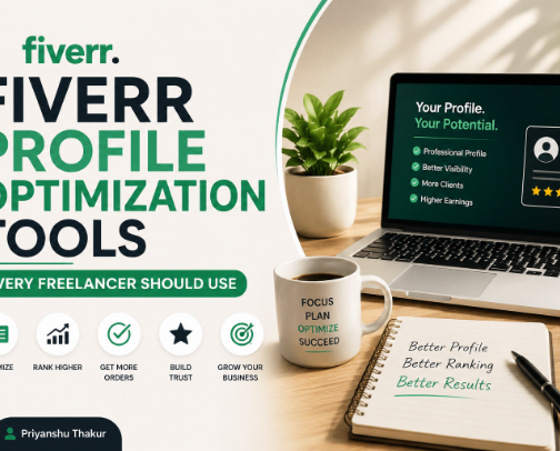 Fiverr Profile Optimization Tools Every Freelancer Should Use cover photo collage