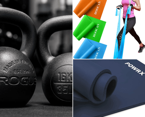 Home Workout Equipment cover photo collage