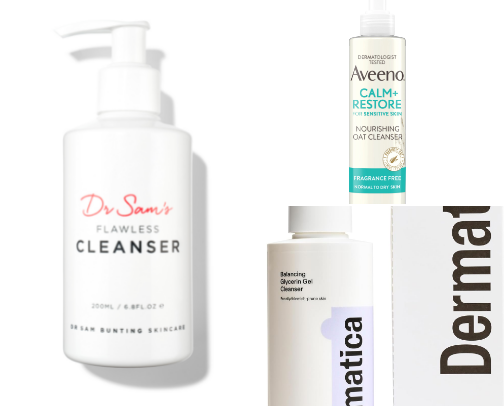 New skincare favourites cover photo collage