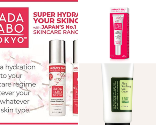 Asian skincare favorites 🩷 cover photo collage