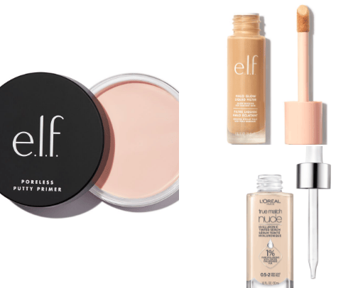 perfect drugstore makeup ⭐️⭐️⭐️ cover photo collage