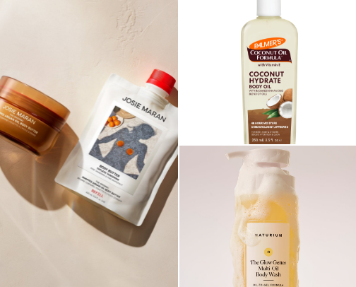 body care obsessions 🤩🤌🏻 cover photo collage