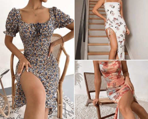 DRESSES 👗 cover photo collage