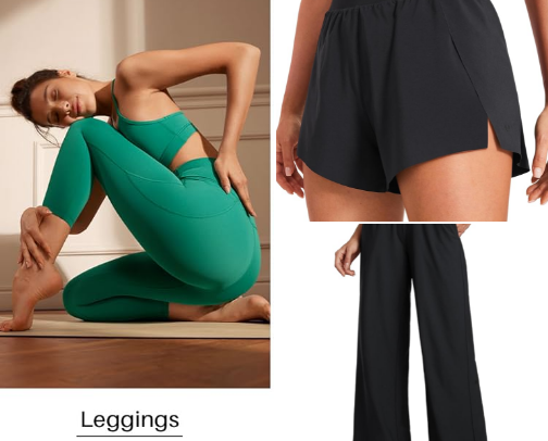 Good quality workout clothing brand cover photo collage