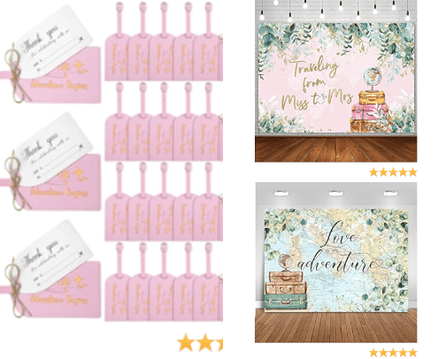 Bridal Shower Themes cover photo collage