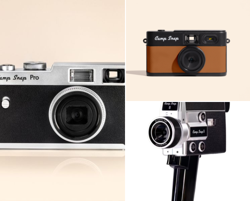 Screen Free Cameras 📸🎥 cover photo collage