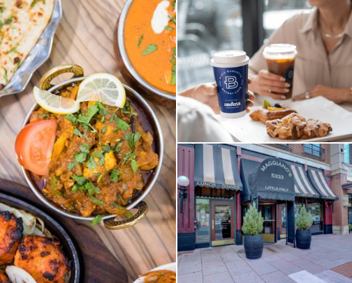 Great restaurants for ordering in for large groups/ family style dining - DMV area: Washington D.C., Maryland, and Virginia cover photo collage