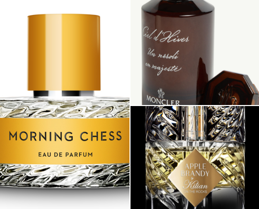 winter perfumes ❄️ cover photo collage