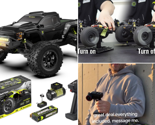 RC Cars and Trucks cover photo collage