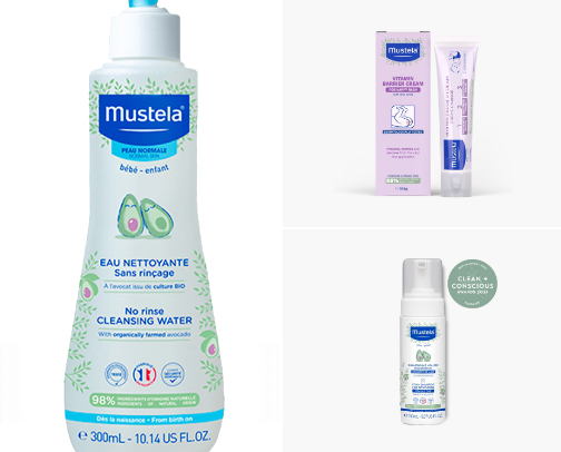 Fav Mustela Products cover photo collage