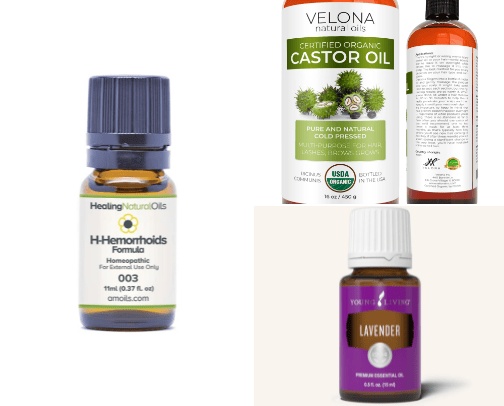Essential oils cover photo collage